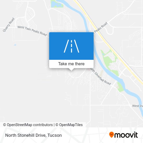 North Stonehill Drive map