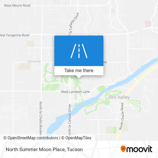 North Summer Moon Place map