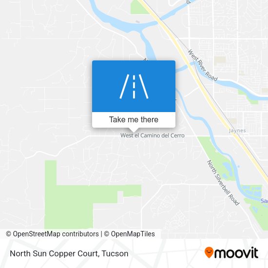 North Sun Copper Court map