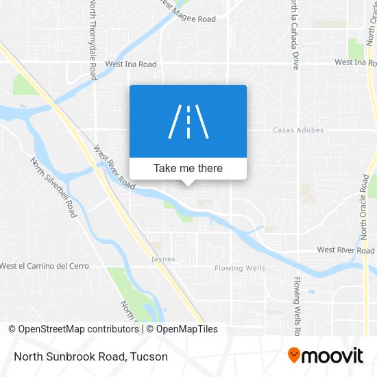 North Sunbrook Road map