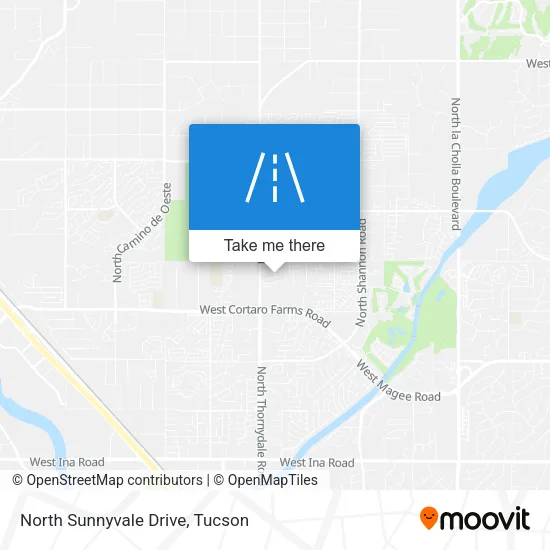 North Sunnyvale Drive map