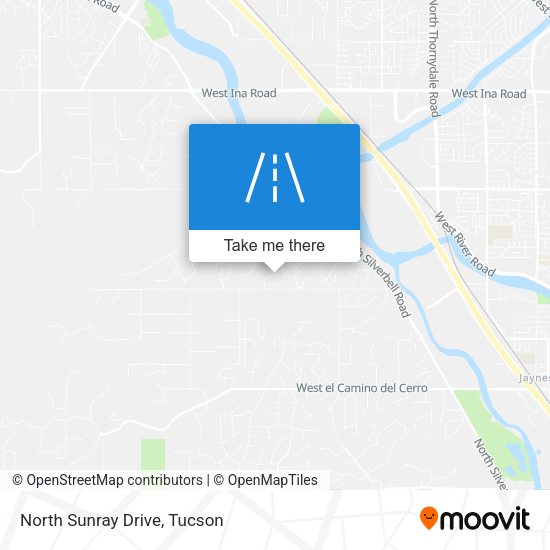 Mapa de North Sunray Drive
