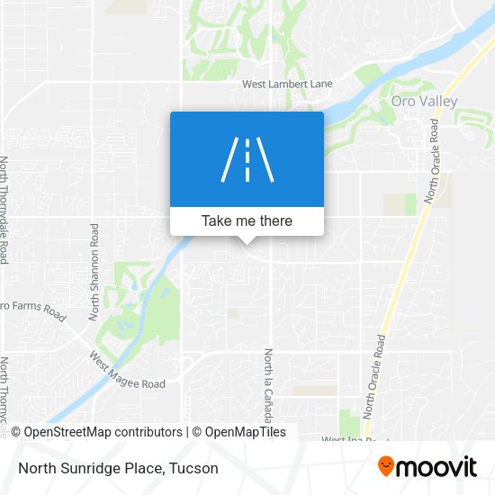 Mapa de North Sunridge Place