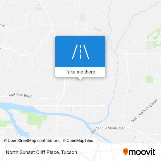 Mapa de North Sunset Cliff Place