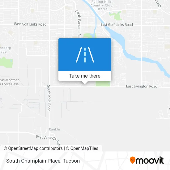 South Champlain Place map