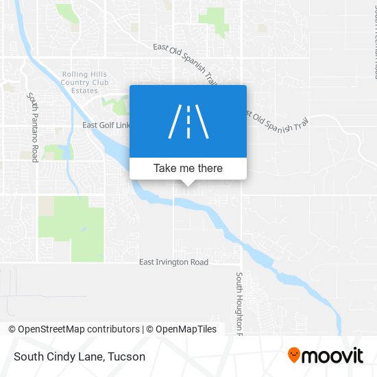 South Cindy Lane map