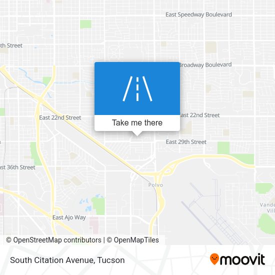 Mapa de South Citation Avenue