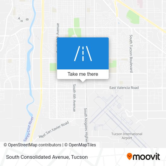 South Consolidated Avenue map