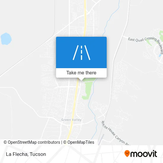 La Flecha map