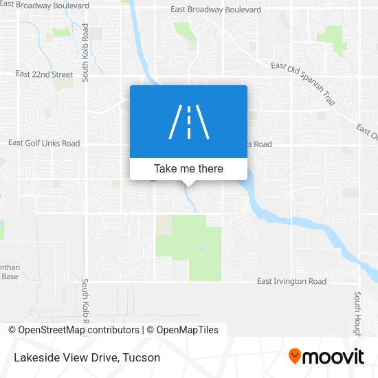 Lakeside View Drive map