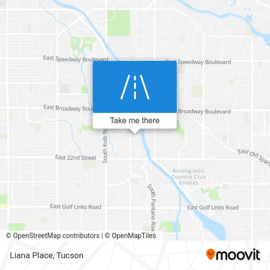 Liana Place map