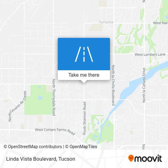 Linda Vista Boulevard map