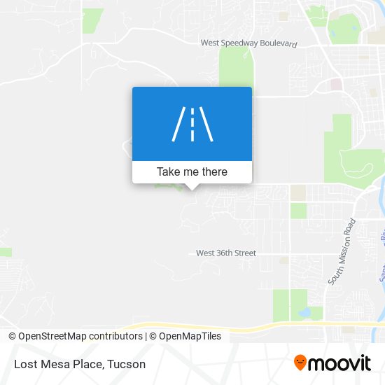 Mapa de Lost Mesa Place