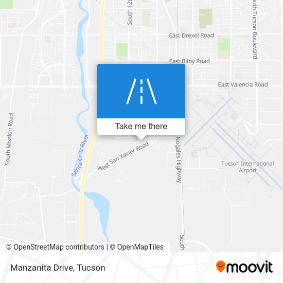 Mapa de Manzanita Drive