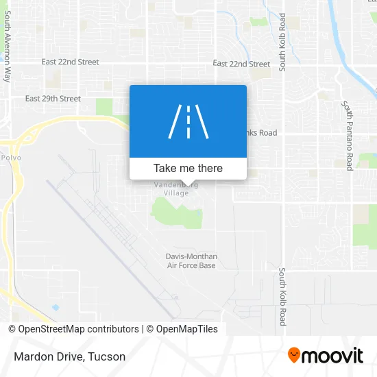 Mardon Drive map