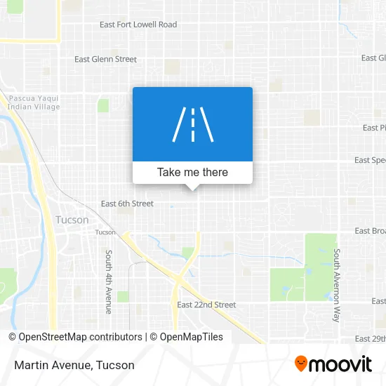 Martin Avenue map