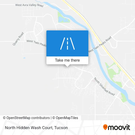 North Hidden Wash Court map
