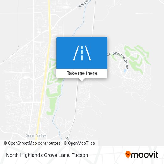 North Highlands Grove Lane map