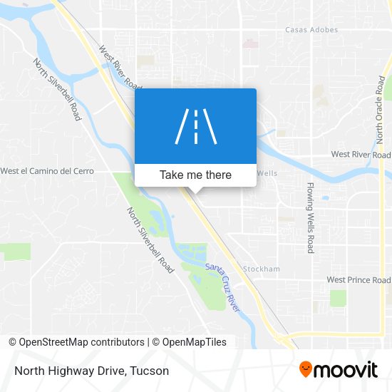 North Highway Drive map