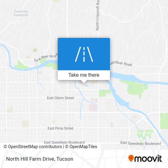 Mapa de North Hill Farm Drive