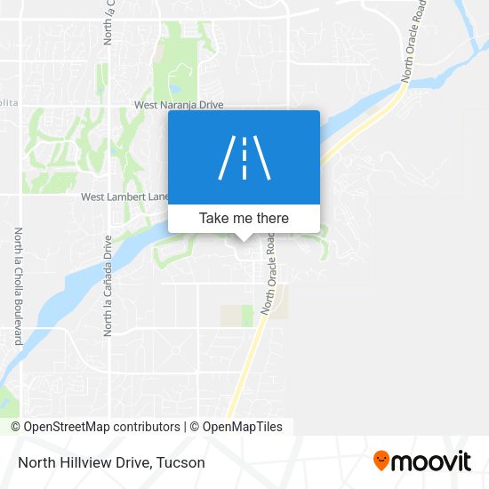 Mapa de North Hillview Drive