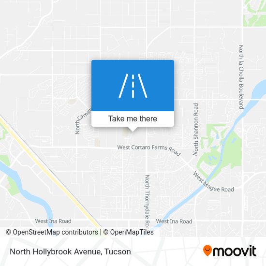 Mapa de North Hollybrook Avenue