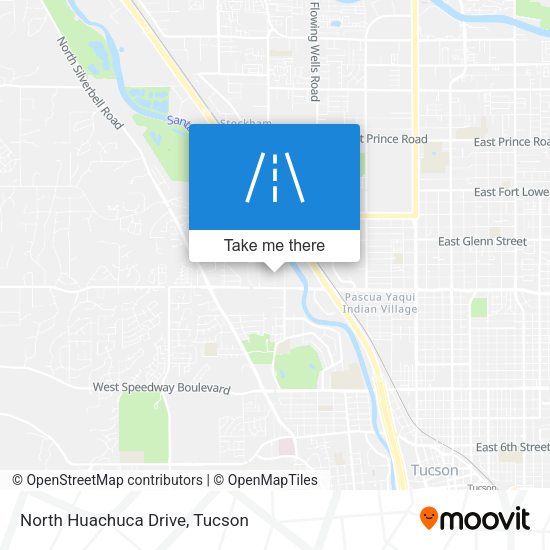 North Huachuca Drive map