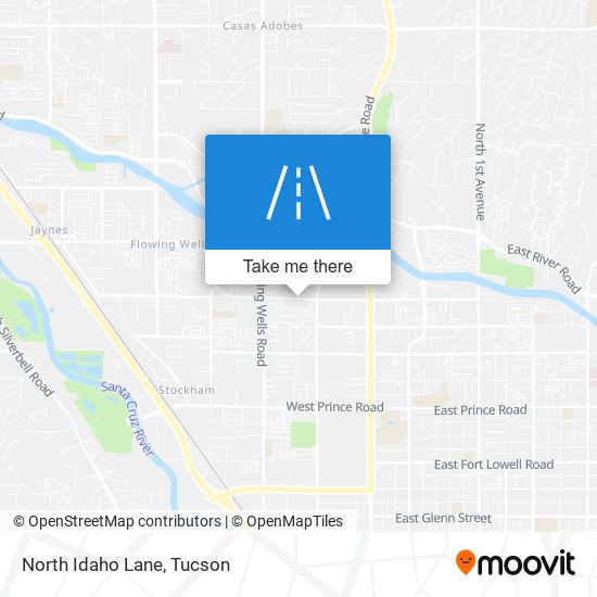 North Idaho Lane map