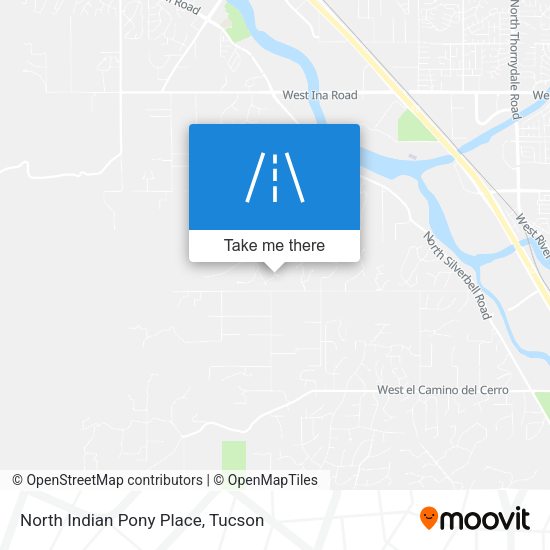 North Indian Pony Place map