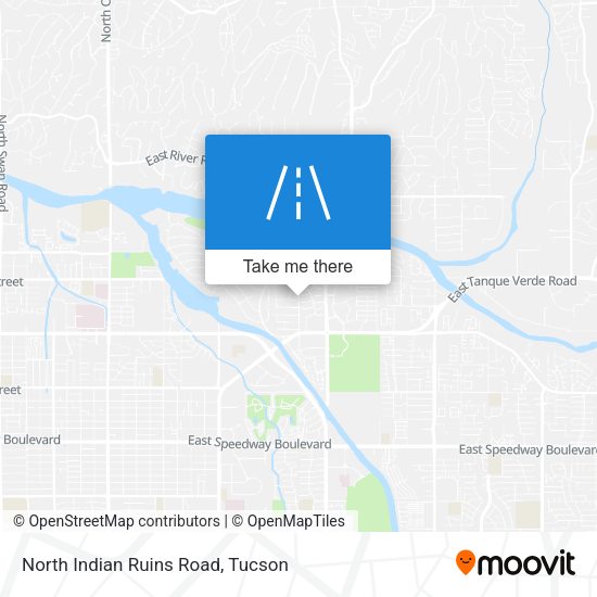 Mapa de North Indian Ruins Road