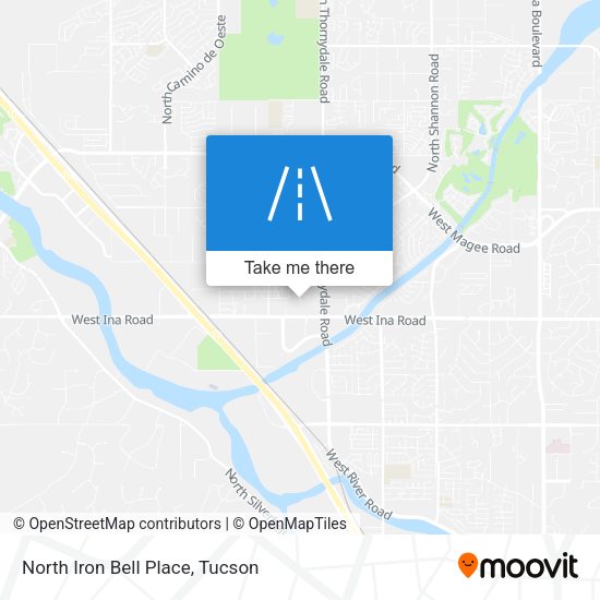 Mapa de North Iron Bell Place