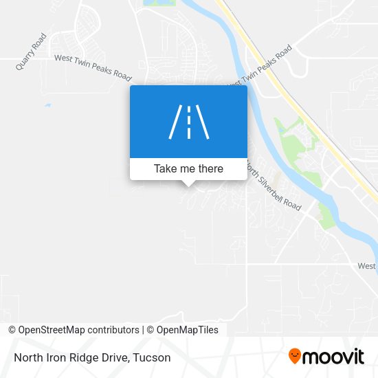 North Iron Ridge Drive map