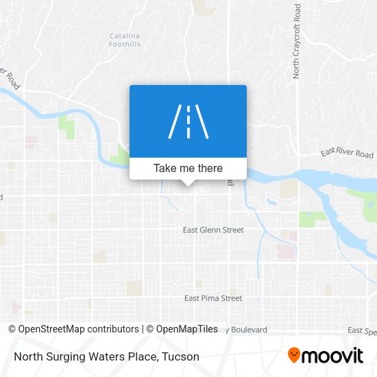 Mapa de North Surging Waters Place