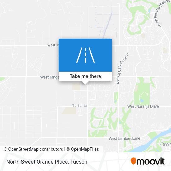 North Sweet Orange Place map