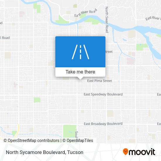 Mapa de North Sycamore Boulevard