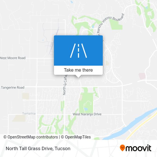 North Tall Grass Drive map
