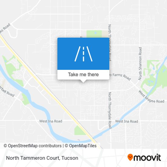 Mapa de North Tammeron Court