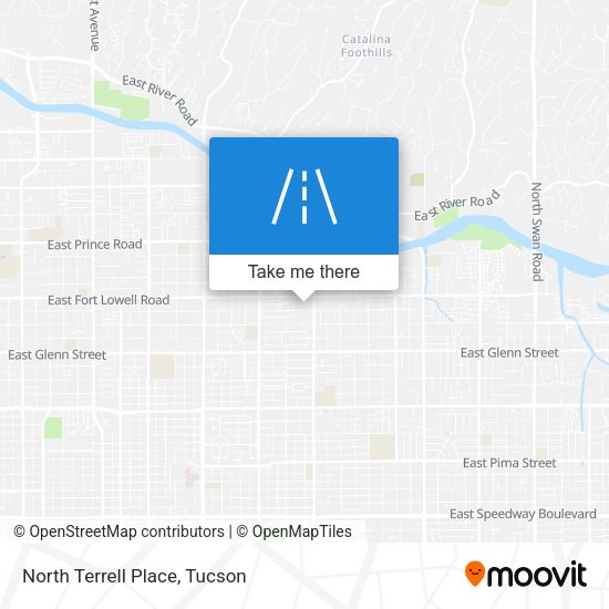 North Terrell Place map
