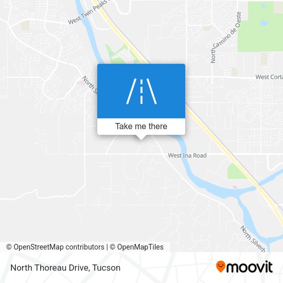 North Thoreau Drive map