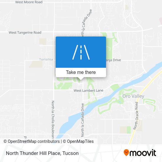 North Thunder Hill Place map