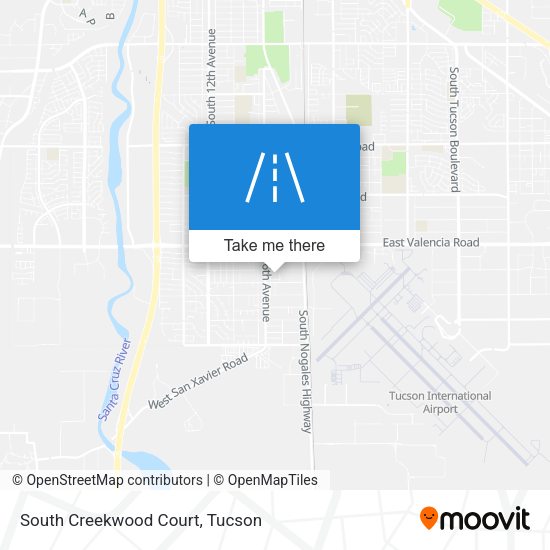 South Creekwood Court map