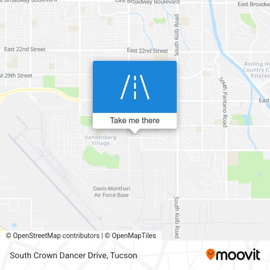 South Crown Dancer Drive map
