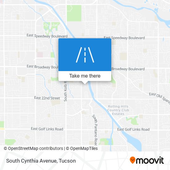 Mapa de South Cynthia Avenue