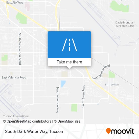 South Dark Water Way map