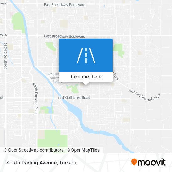 South Darling Avenue map