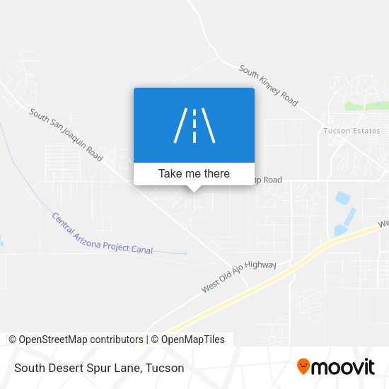Mapa de South Desert Spur Lane