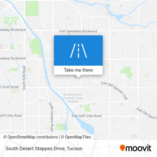 Mapa de South Desert Steppes Drive