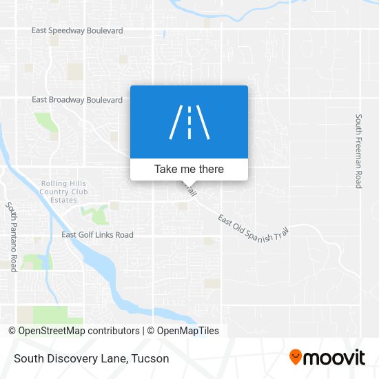 South Discovery Lane map