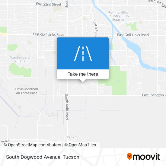 Mapa de South Dogwood Avenue