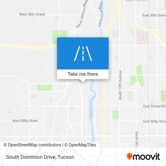 South Dominion Drive map